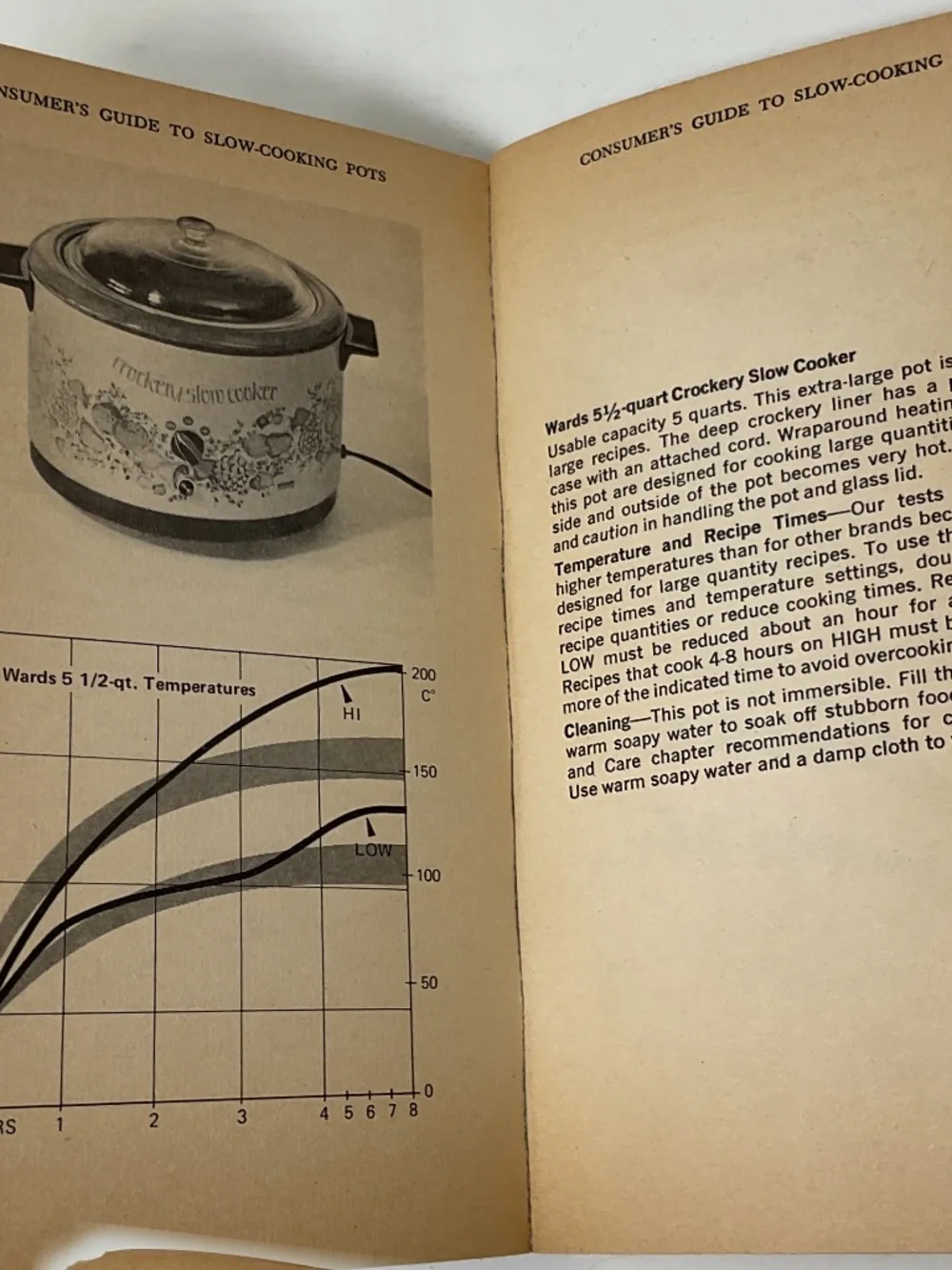 vintage Crockery Cookery cookbook